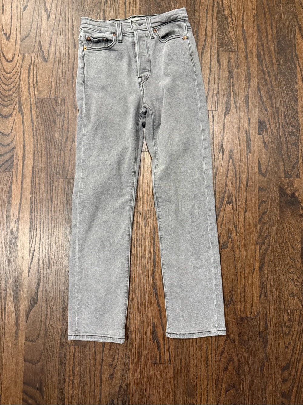Levi's Grey Straight-Leg Jeans